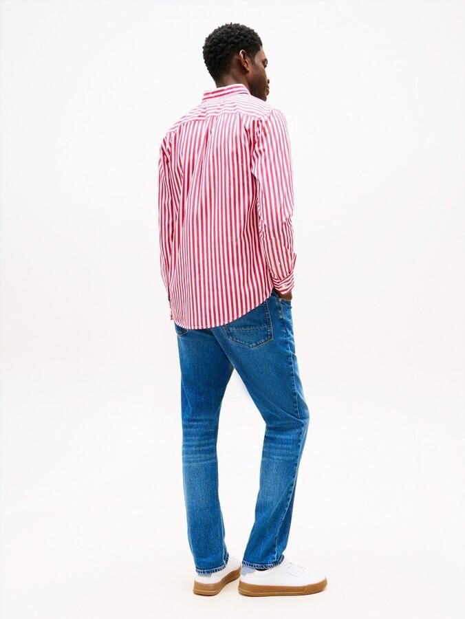 Tommy Hilfiger Overhemd met lange mouwen FLEX POPLIN BOLD STRIPE SHIRT - Foto 3