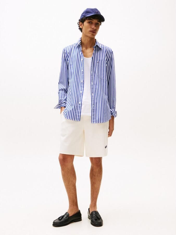 Tommy Hilfiger Overhemd met lange mouwen FLEX POPLIN BOLD STRIPE SHIRT - Foto 3