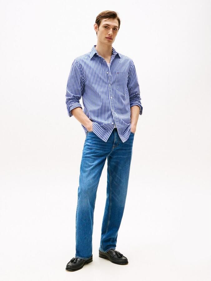 Tommy Hilfiger Overhemd met lange mouwen FLEX POPLIN GINGHAM SHIRT - Foto 3