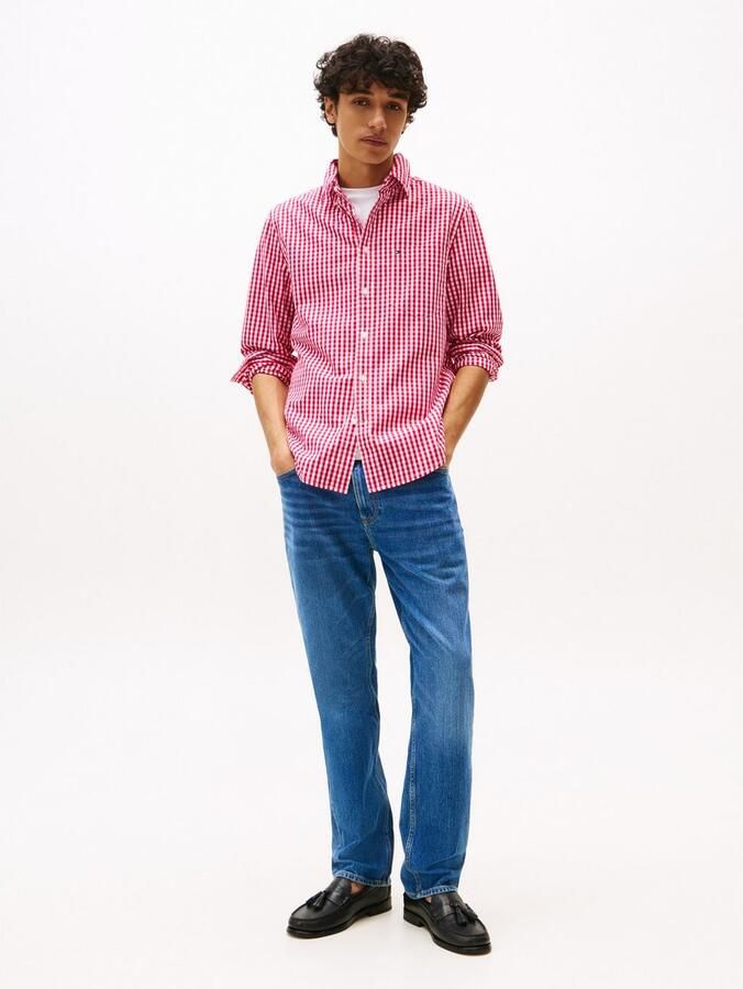 Tommy Hilfiger Overhemd met lange mouwen FLEX POPLIN GINGHAM SHIRT - Foto 2