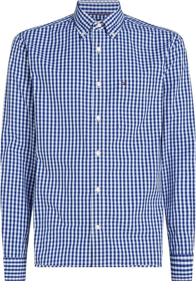 Tommy Hilfiger Overhemd met lange mouwen FLEX POPLIN GINGHAM SHIRT - Foto 6