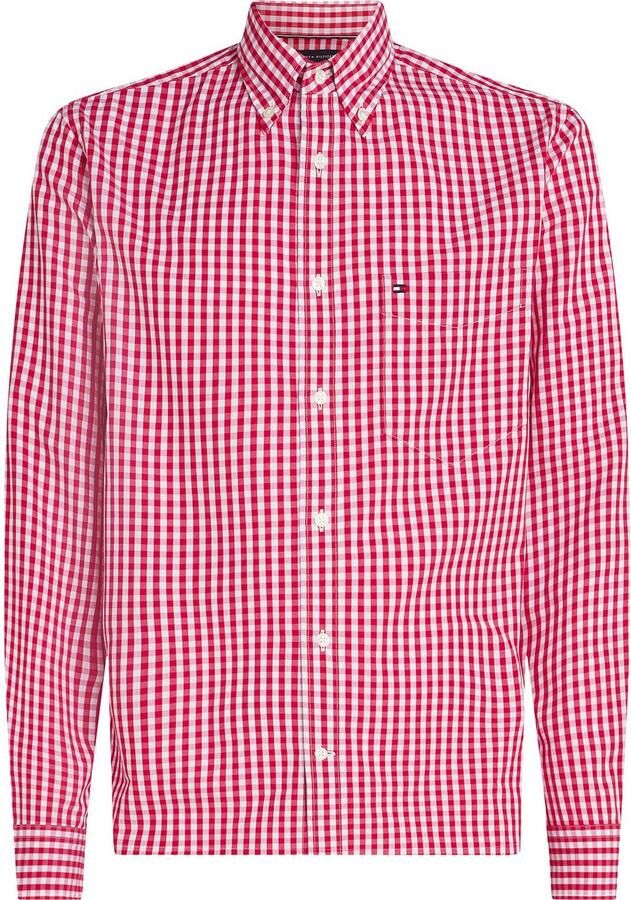 Tommy Hilfiger Overhemd met lange mouwen FLEX POPLIN GINGHAM SHIRT - Foto 6