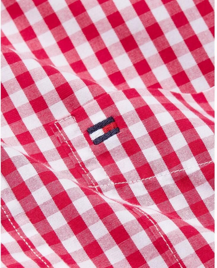 Tommy Hilfiger Overhemd met lange mouwen FLEX POPLIN GINGHAM SHIRT