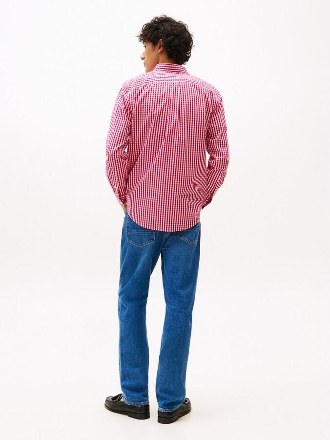 Tommy Hilfiger Overhemd met lange mouwen FLEX POPLIN GINGHAM SHIRT - Foto 3