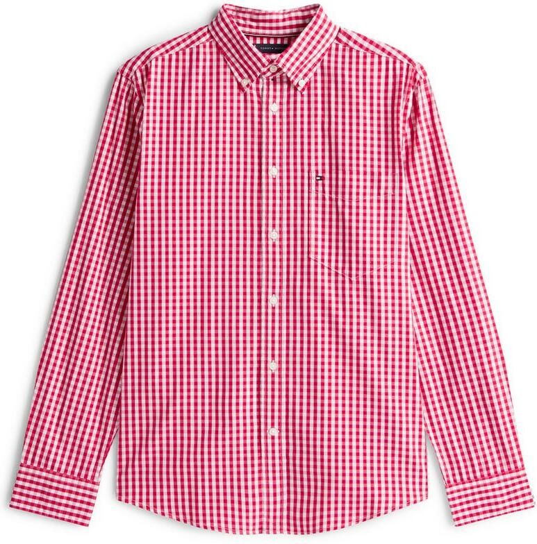 Tommy Hilfiger Overhemd met lange mouwen FLEX POPLIN GINGHAM SHIRT - Foto 4