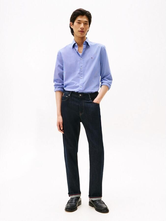 Tommy Hilfiger Overhemd met lange mouwen FLEX POPLIN MICRO GINGHAM met vichy ruit button-down kraag regular fit - Foto 3