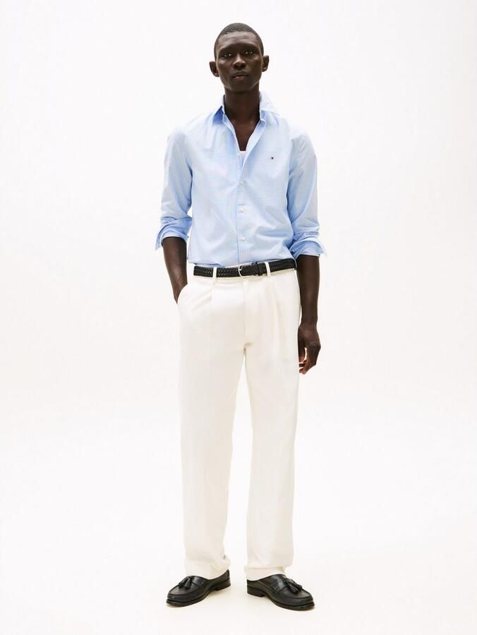 Tommy Hilfiger Overhemd met lange mouwen FLEX POPLIN MINI PRINT RF SHIRT - Foto 3