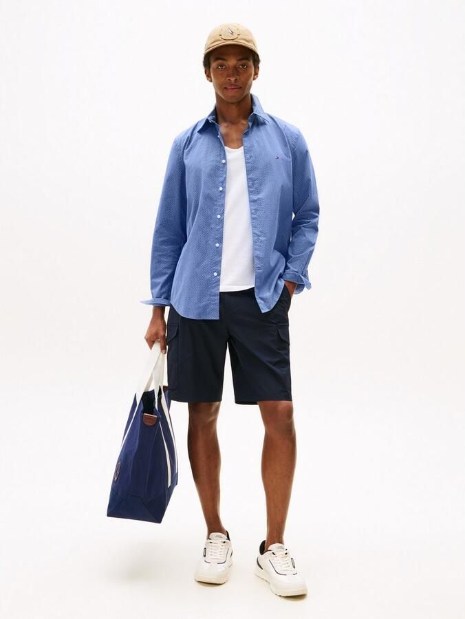 Tommy Hilfiger Overhemd met lange mouwen FLEX POPLIN MINI PRINT RF SHIRT - Foto 3