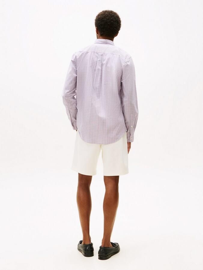 Tommy Hilfiger Overhemd met lange mouwen FLEX POPLIN SMALL TARTAN SHIRT regular fit kleinkariert button-down-kraag - Foto 4