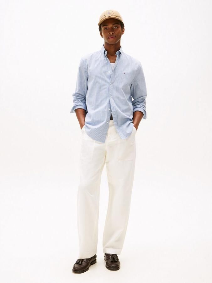 Tommy Hilfiger Overhemd met lange mouwen FLEX POPLIN SMALL TARTAN SHIRT regular fit kleinkariert button-down-kraag - Foto 3