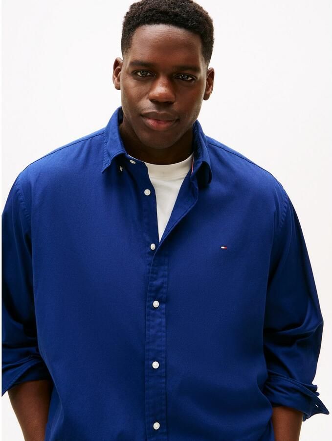 Tommy Hilfiger Overhemd met lange mouwen Grote maten button-down kraag - Foto 2