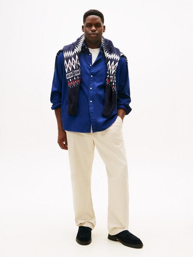 Tommy Hilfiger Overhemd met lange mouwen Grote maten button-down kraag - Foto 3