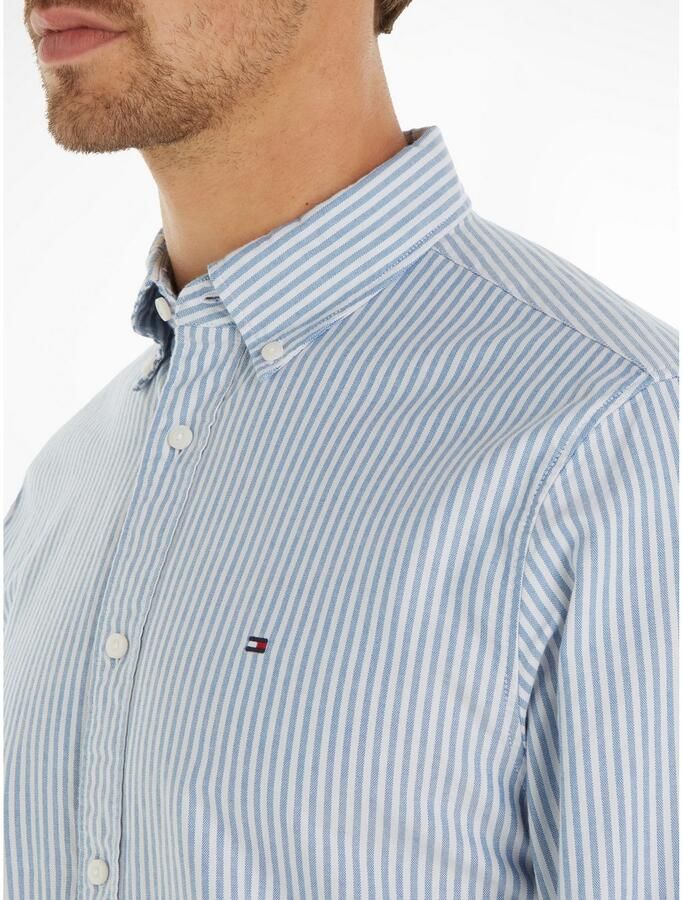 Tommy Hilfiger Regular fit vrijetijdsoverhemd met logostitching model 'OXFORD' - Foto 3
