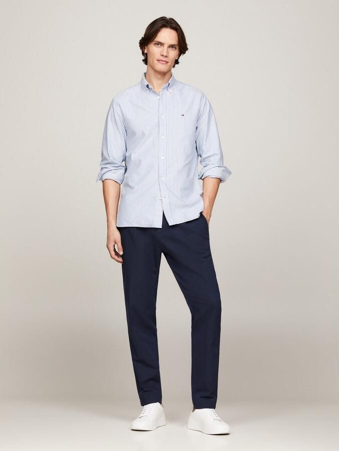 Tommy Hilfiger Regular fit vrijetijdsoverhemd met logostitching model 'OXFORD' - Foto 8