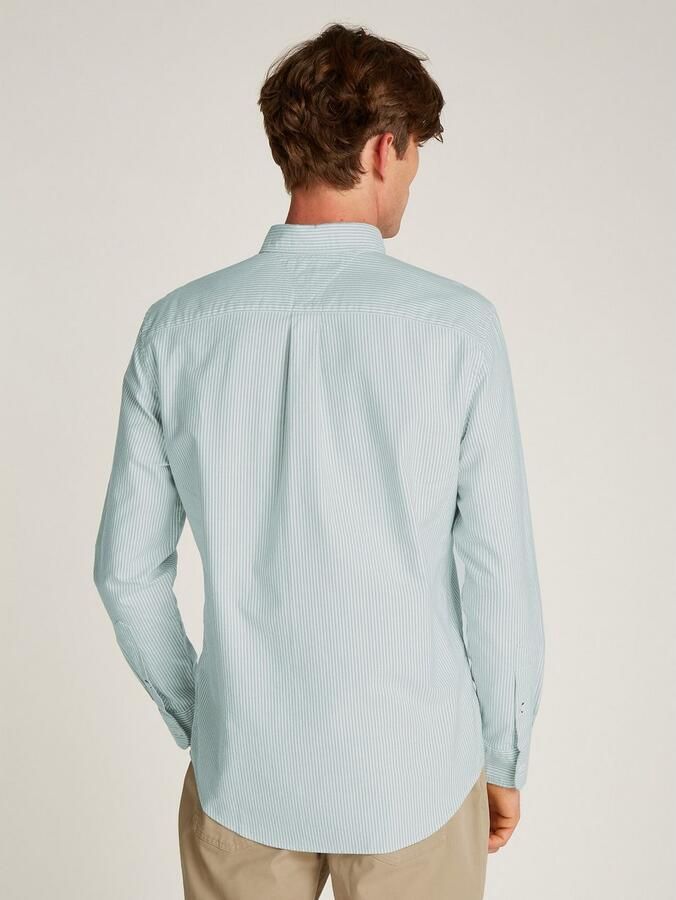 Tommy Hilfiger Overhemd met lange mouwen HERITAGE OXFORD STRIPE RF SHIRT - Foto 5