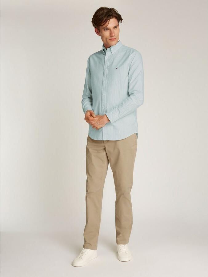 Tommy Hilfiger Overhemd met lange mouwen HERITAGE OXFORD STRIPE RF SHIRT - Foto 6