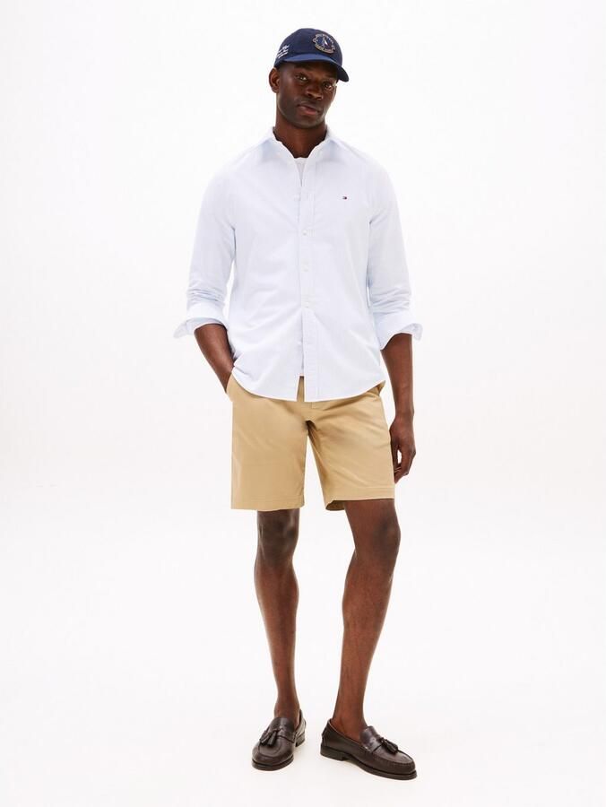 TOMMY HILFIGER Heren Overhemden Heritage Oxford Stripe Rf Shirt Lichtblauw - Foto 6