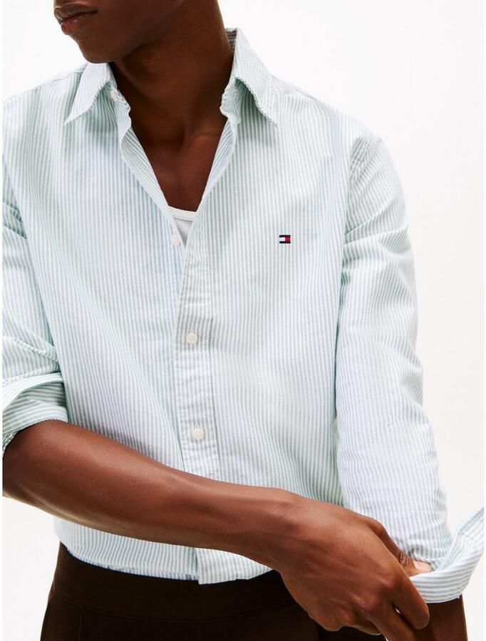 Tommy Hilfiger Overhemd met lange mouwen HERITAGE OXFORD STRIPE RF SHIRT - Foto 3