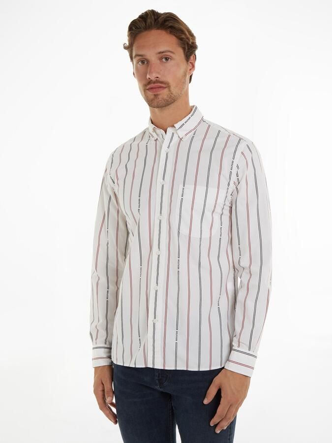 Tommy Hilfiger Overhemd met lange mouwen HILFIGER DOUBLE STP RF SHIRT - Foto 9