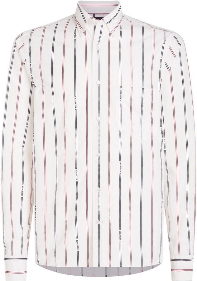 Tommy Hilfiger Overhemd met lange mouwen HILFIGER DOUBLE STP RF SHIRT - Foto 8