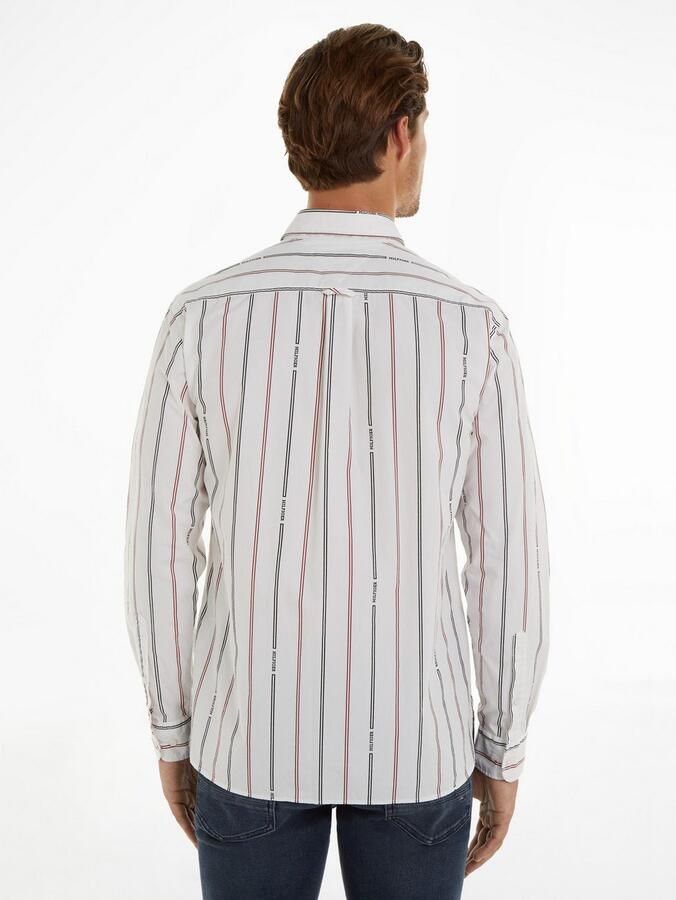 Tommy Hilfiger Overhemd met lange mouwen HILFIGER DOUBLE STP RF SHIRT - Foto 7