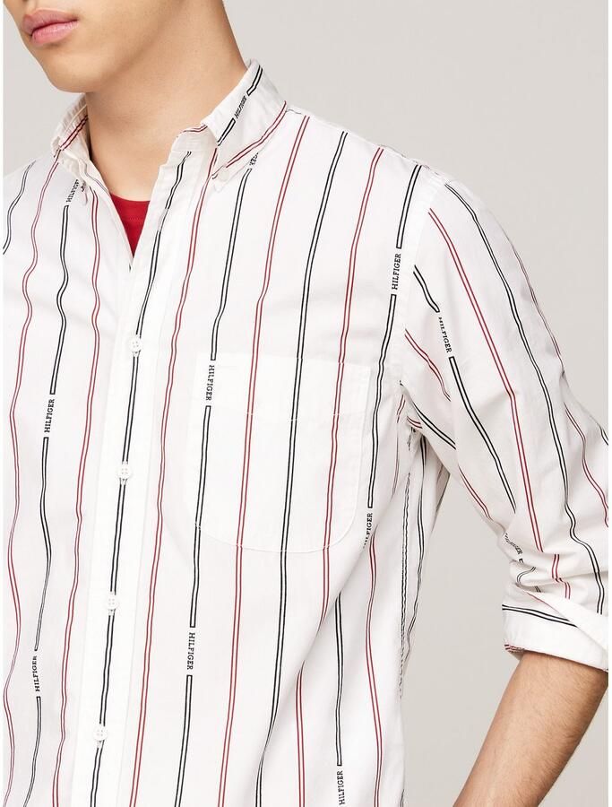 Tommy Hilfiger Overhemd met lange mouwen HILFIGER DOUBLE STP RF SHIRT - Foto 2