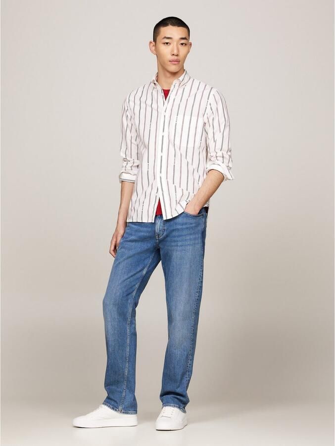 Tommy Hilfiger Overhemd met lange mouwen HILFIGER DOUBLE STP RF SHIRT - Foto 4