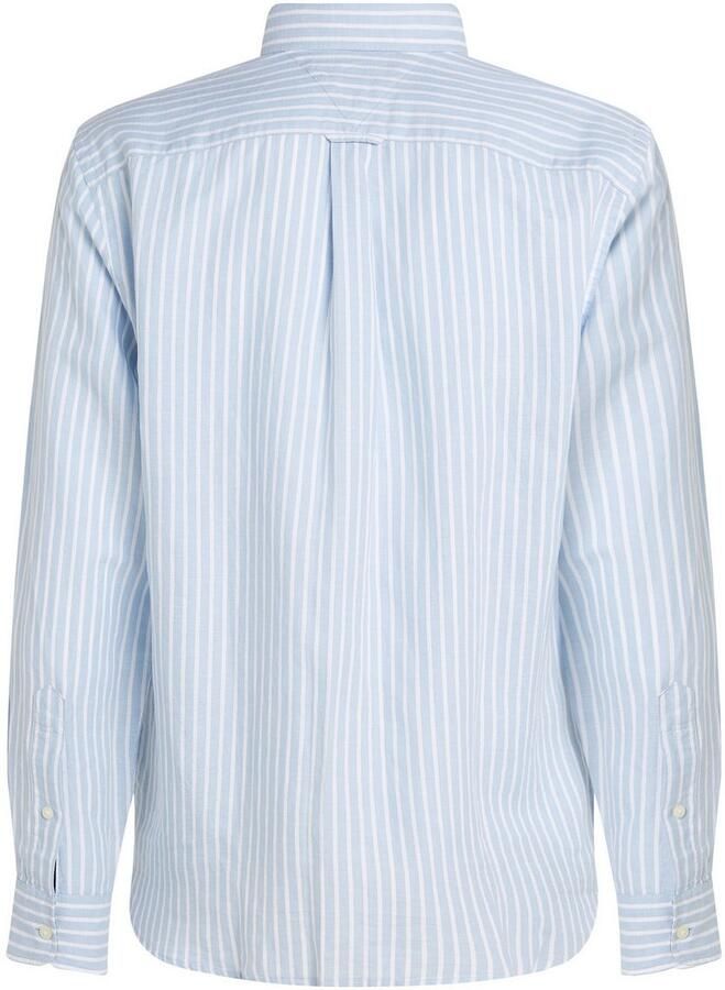 Tommy Hilfiger Regular fit vrijetijdsoverhemd van een mix van katoen en linnen - Foto 5