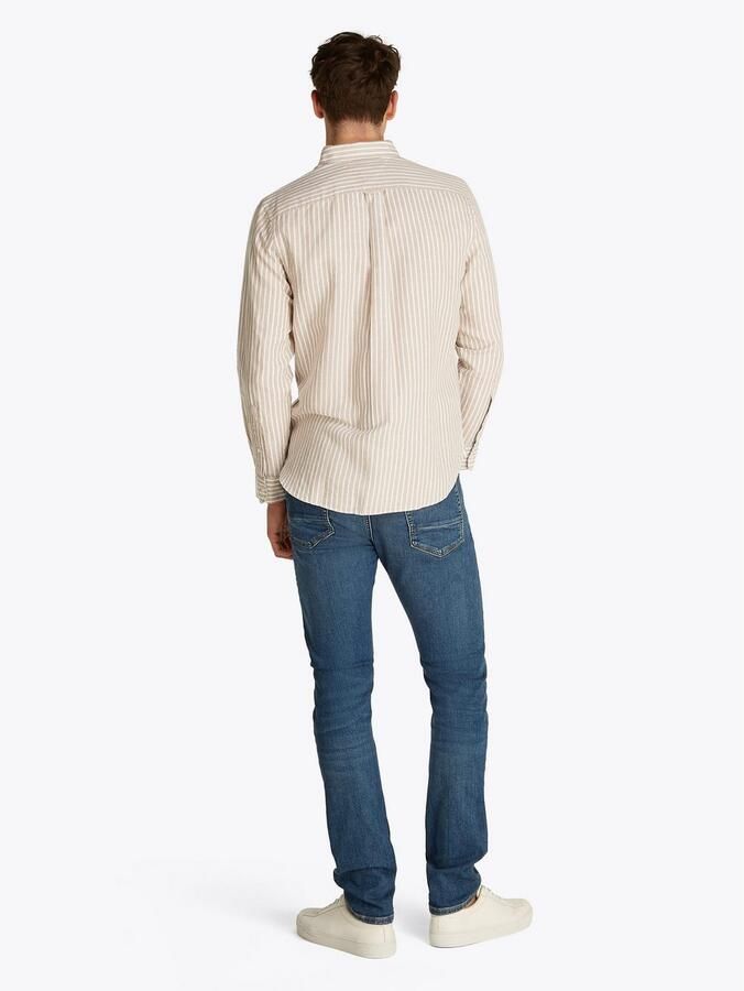 Tommy Hilfiger Overhemd met lange mouwen LINEN BLEND BOLD STRIPE - Foto 5