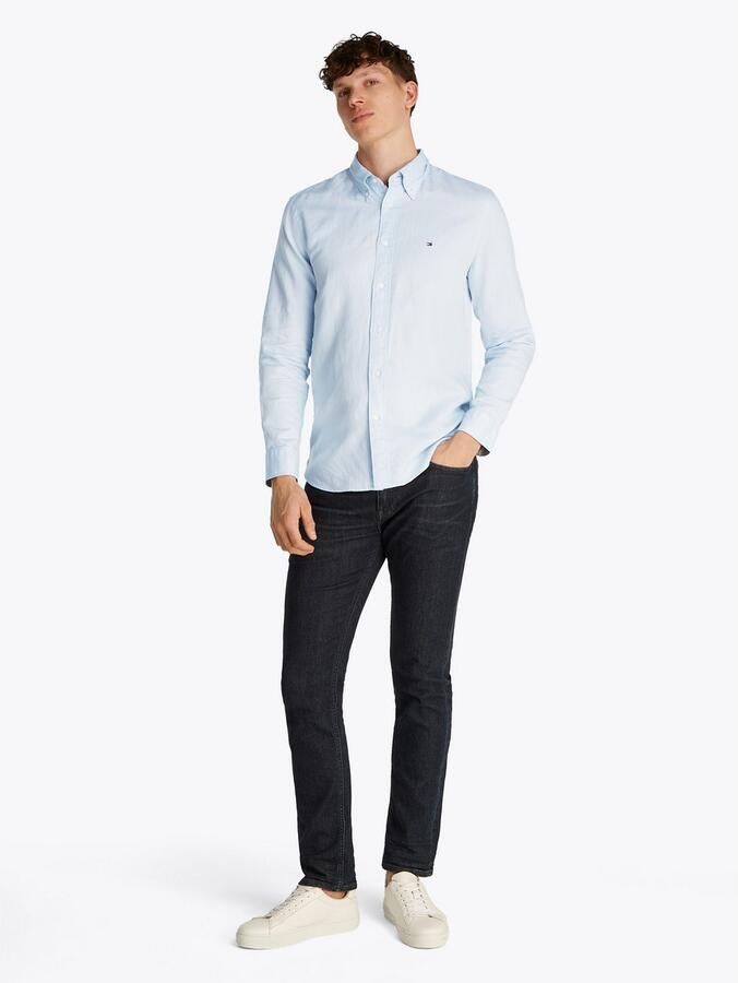 Tommy Hilfiger Overhemd met lange mouwen LINEN BLEND SOLID RF SHIRT - Foto 2