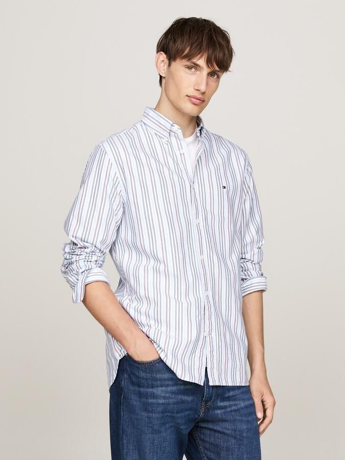 Tommy Hilfiger Regular fit vrijetijdsoverhemd met button-downkraag model 'OXFORD' - Foto 6