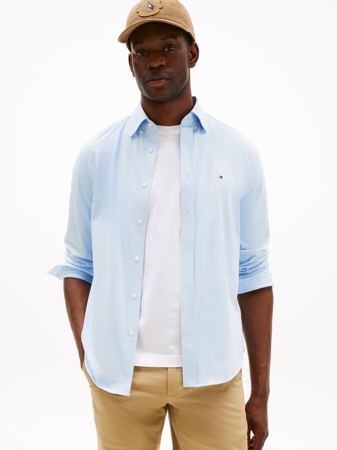 Tommy Hilfiger Overhemd met lange mouwen PERFOR CE KNIT SOLID LS SHIRT - Foto 7