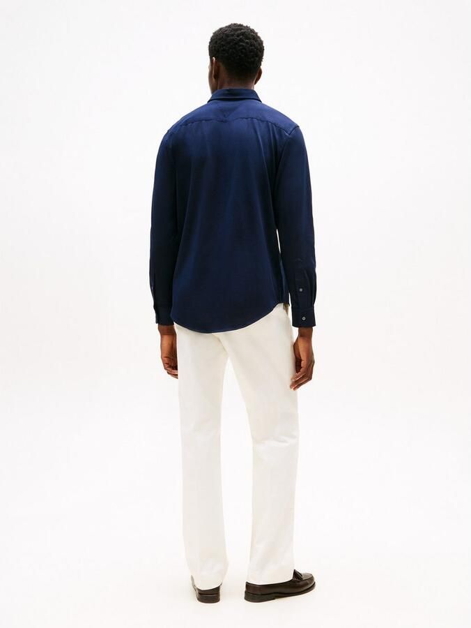 Tommy Hilfiger Overhemd met lange mouwen PERFORMANCE KNIT SOLID LS SHIRT - Foto 4