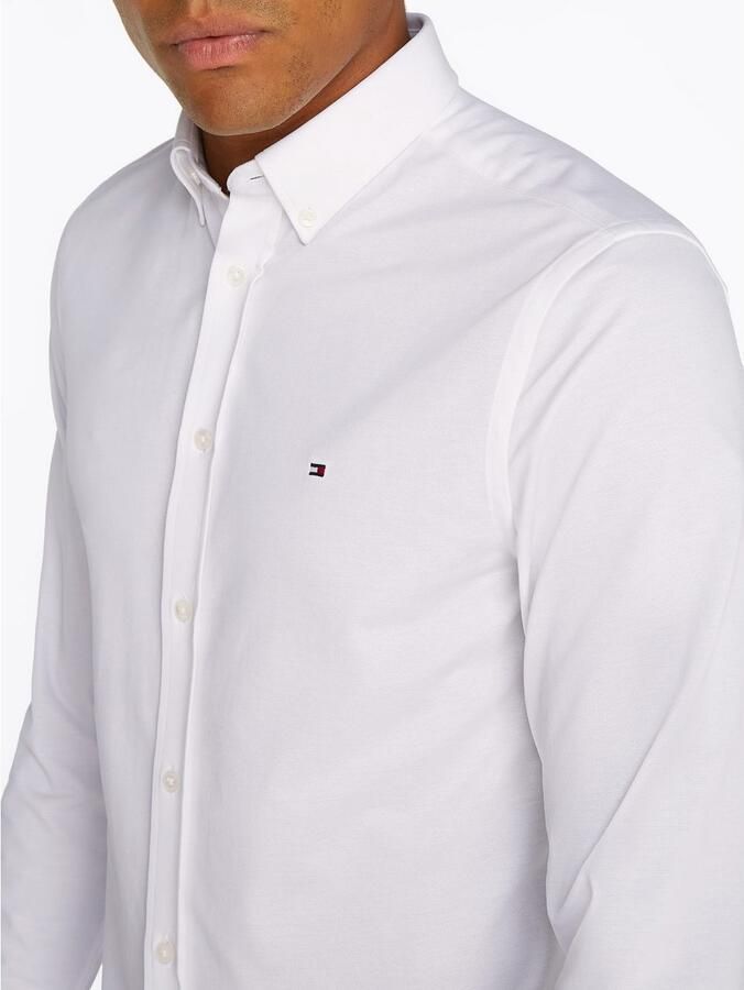 Tommy Hilfiger Overhemd met lange mouwen PERFOR CE TWO TONE SF SHIRT