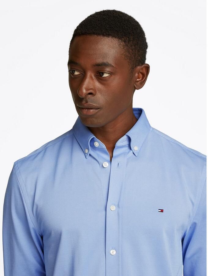 Tommy Hilfiger Overhemd met lange mouwen PERFOR CE TWO TONE SF SHIRT