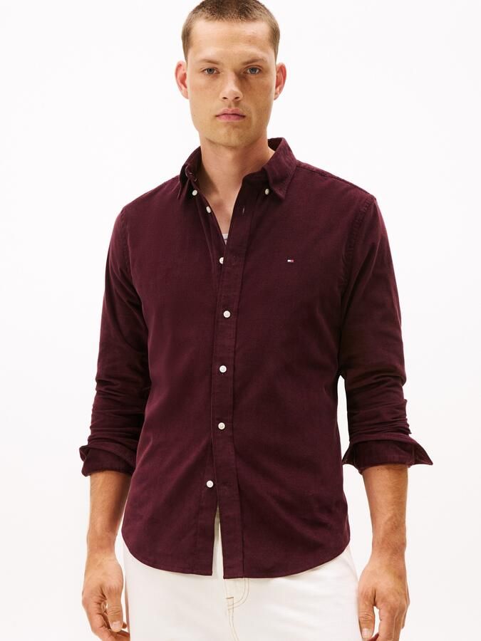 Tommy Hilfiger Overhemd met lange mouwen SOLID CORDUROY SHIRT - Foto 5