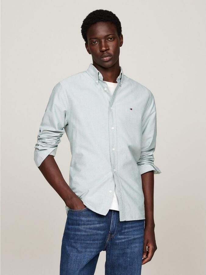Tommy Hilfiger Overhemd met lange mouwen SOLID HERITAGE OXFORD RF SHIRT - Foto 6