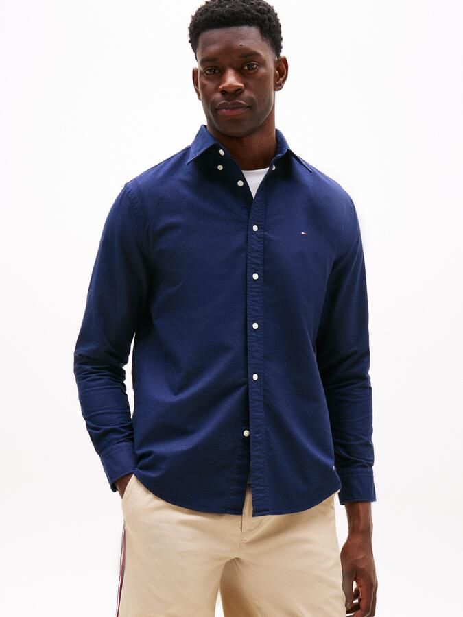 Tommy Hilfiger Overhemd met lange mouwen SOLID HERITAGE OXFORD RF SHIRT - Foto 7