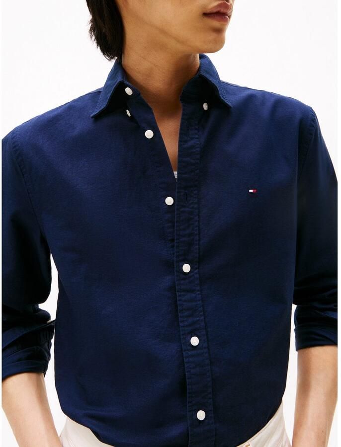 Tommy Hilfiger Overhemd met lange mouwen SOLID HERITAGE OXFORD RF SHIRT - Foto 3