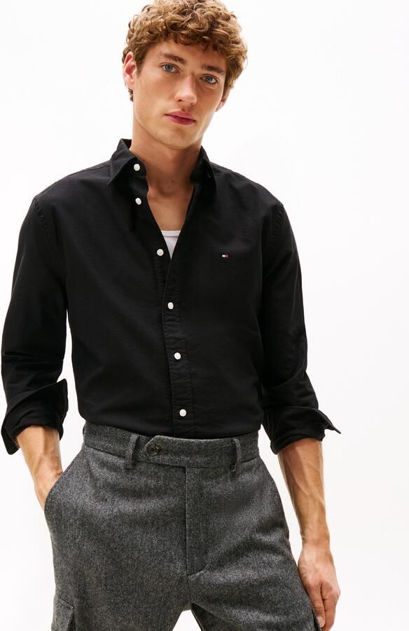 Tommy Hilfiger Overhemd met lange mouwen SOLID HERITAGE OXFORD RF SHIRT - Foto 5