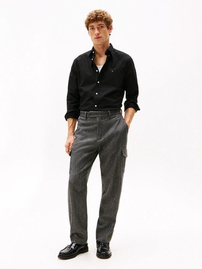 Tommy Hilfiger Overhemd met lange mouwen SOLID HERITAGE OXFORD RF SHIRT - Foto 4