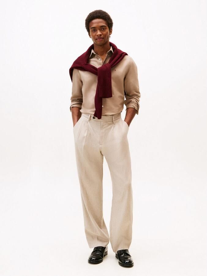 Tommy Hilfiger Overhemd met lange mouwen SOLID HERITAGE OXFORD RF SHIRT - Foto 3