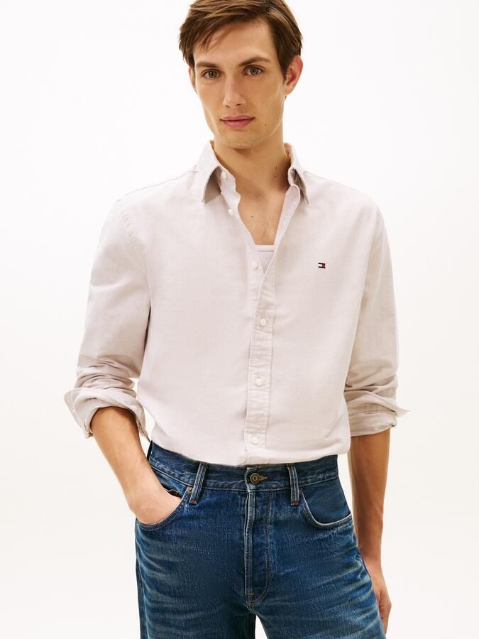 Tommy Hilfiger Overhemd met lange mouwen SOLID HERITAGE OXFORD RF SHIRT - Foto 8