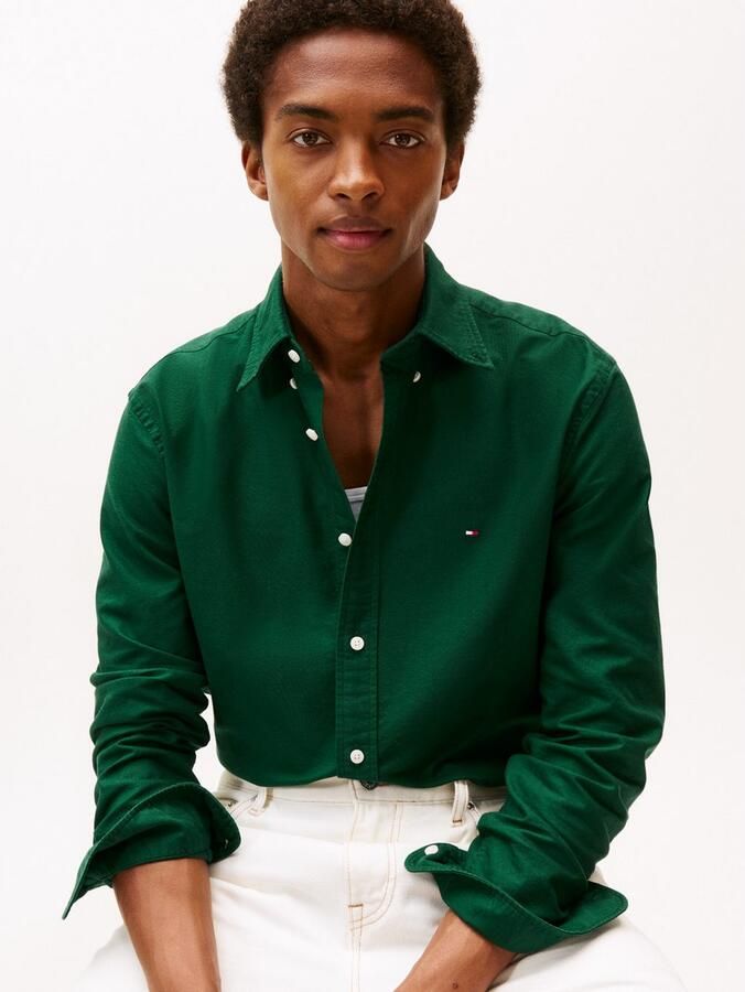 Tommy Hilfiger Overhemd met lange mouwen SOLID HERITAGE OXFORD RF SHIRT - Foto 2