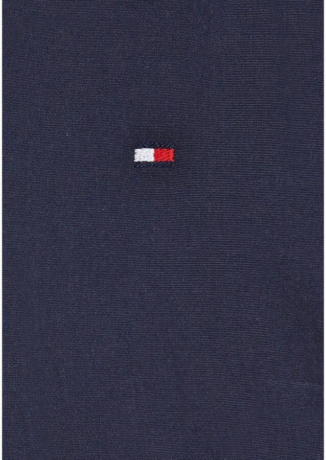 Tommy Hilfiger Overhemd met lange mouwen SOLID STRETCH POPLIN SHIRT L S met logo-borduurwerk voor kinderen tot 16 jaar - Foto 5