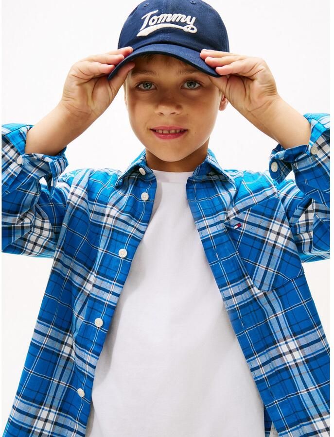 Tommy Hilfiger Overhemd met lange mouwen TOMMY GRAPHIC CHECK SHIRT Kinderen tot 16 jaar print - Foto 3