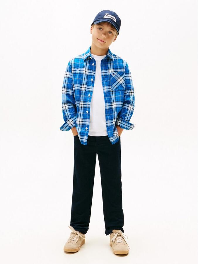 Tommy Hilfiger Overhemd met lange mouwen TOMMY GRAPHIC CHECK SHIRT Kinderen tot 16 jaar print - Foto 4