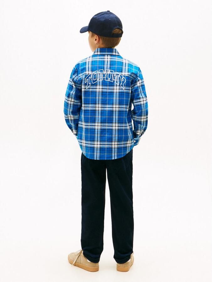 Tommy Hilfiger Overhemd met lange mouwen TOMMY GRAPHIC CHECK SHIRT Kinderen tot 16 jaar print - Foto 5