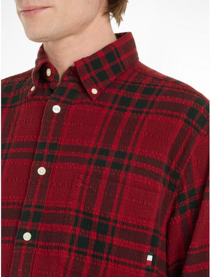 Tommy Hilfiger Overhemd met lange mouwen TONAL TARTAN SHIRT - Foto 2
