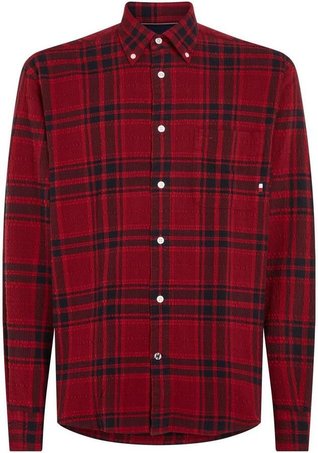 Tommy Hilfiger Overhemd met lange mouwen TONAL TARTAN SHIRT - Foto 4